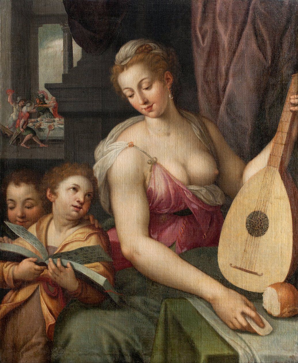 音乐的寓言，c.1575 作者 弗朗斯·弗洛里斯（Frans Floris）