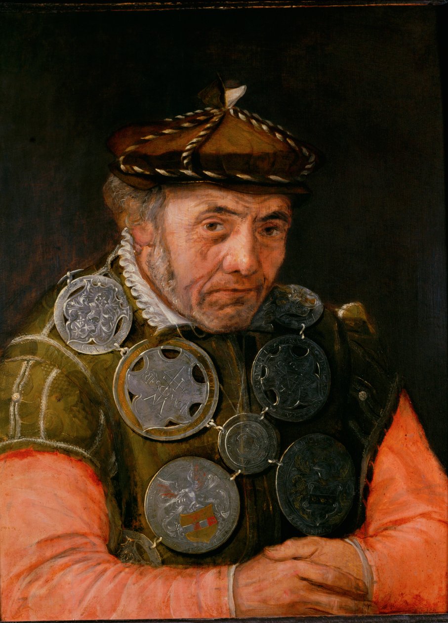 修辞学家商会或公会的使者... 作者 弗朗斯·弗洛里斯（Frans Floris）