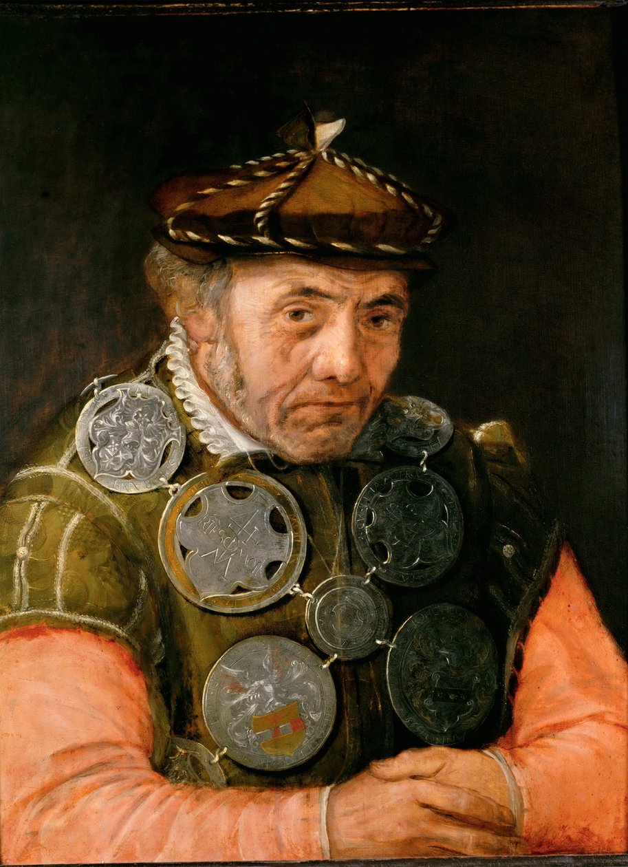 公会官员的肖像 - 长老弗兰斯·弗洛里斯 (1519-1570)。 木头上的油，c。 1565. 尺寸：63,7x49,2 厘米。 维也纳艺术史博物馆 作者 弗朗斯·弗洛里斯（Frans Floris）