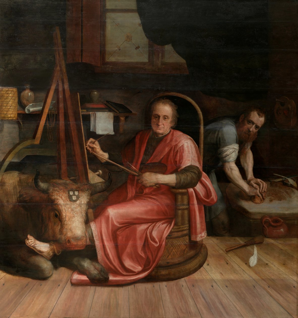 圣卢克画圣母 作者 弗朗斯·弗洛里斯（Frans Floris）