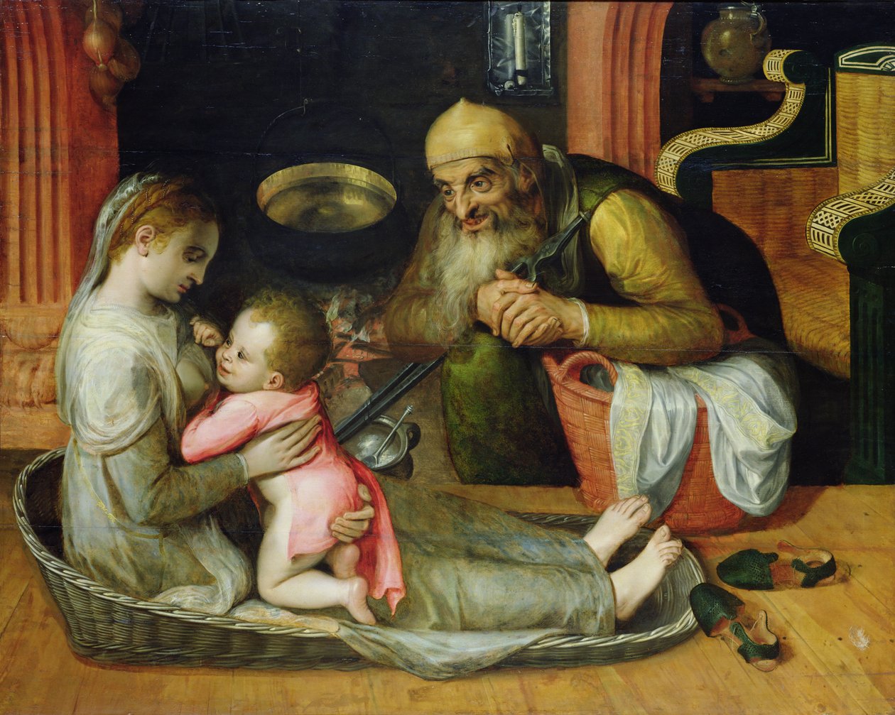 神圣家族，c.1554 作者 弗朗斯·弗洛里斯（Frans Floris）