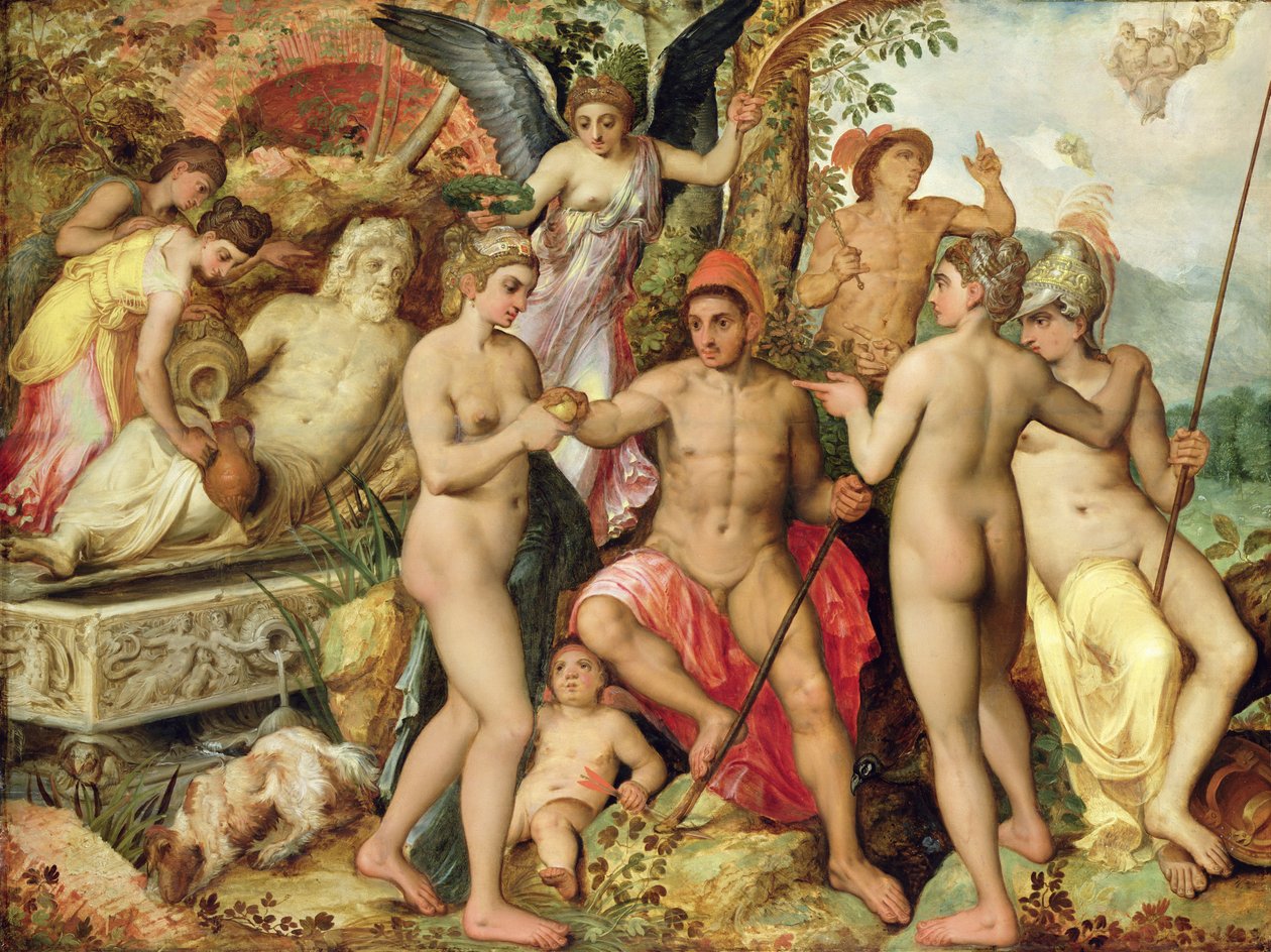 巴黎的审判，1548年 作者 弗朗斯·弗洛里斯（Frans Floris）