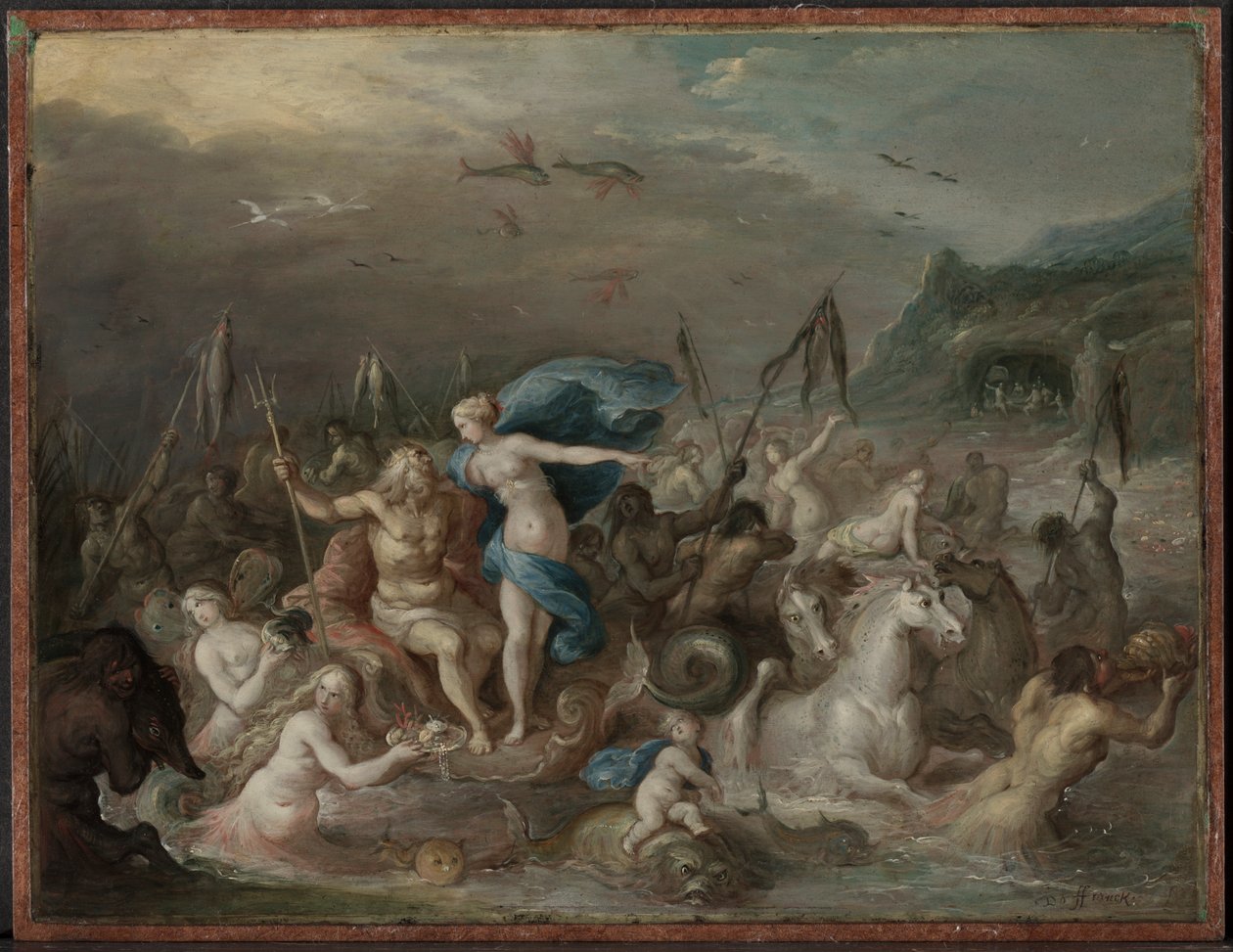 海王星和安菲特律特的胜利 作者 弗朗斯·弗兰肯（Frans Francken）