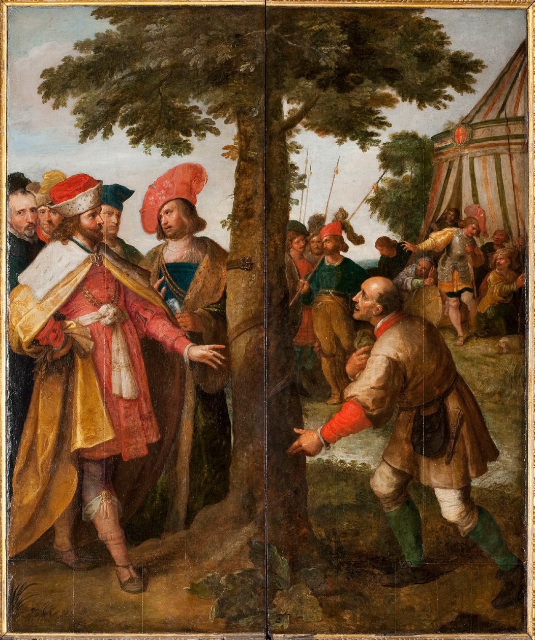 砍伐树木的奇迹。1627年，圣-古马鲁斯的奇迹。 作者 小弗兰斯·弗兰肯