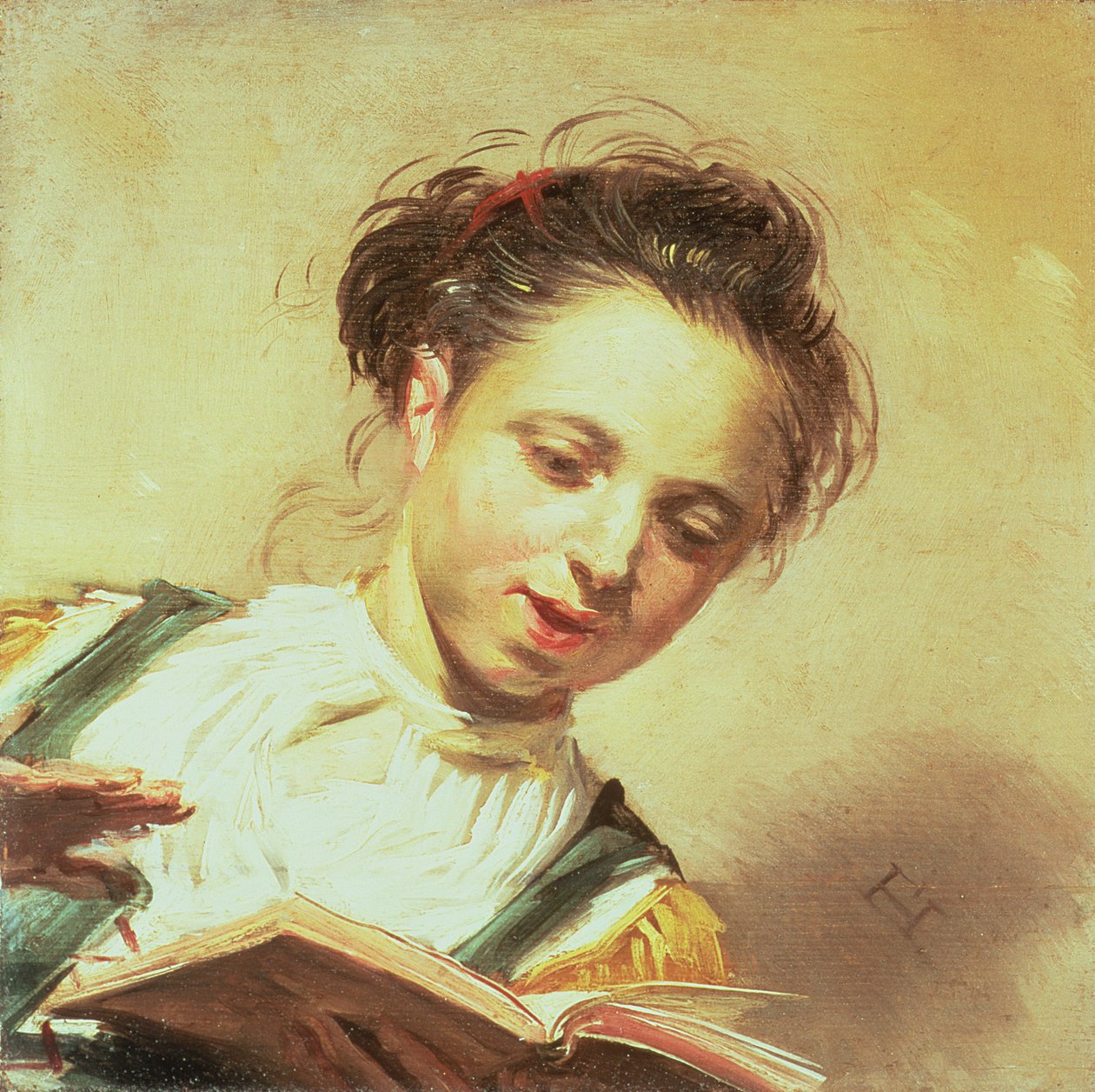 唱歌的女孩 作者 弗兰斯·哈尔斯（Frans Hals）