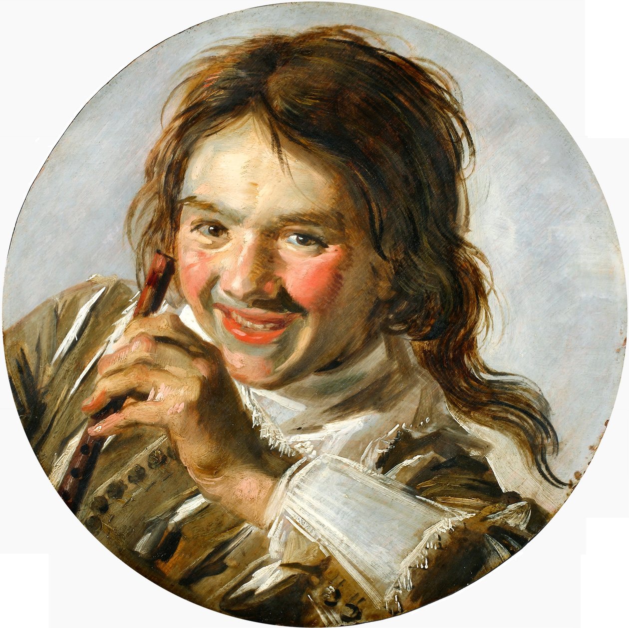 荷兰语：吹笛子的笑声男孩 吹笛子的笑声男孩 作者 弗兰斯·哈尔斯（Frans Hals）