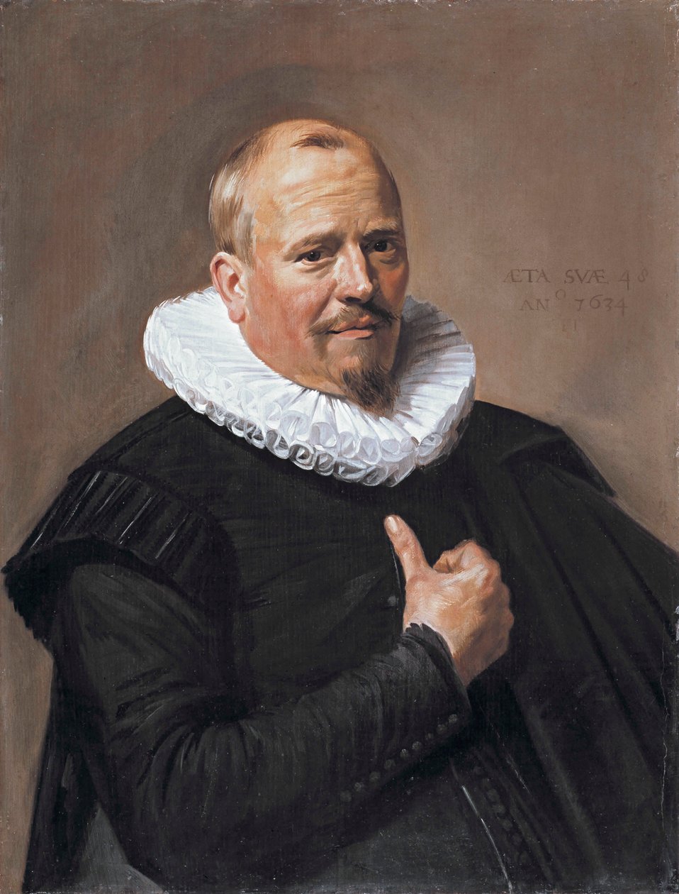 荷兰语：一个男人的肖像 一个男人的肖像 作者 弗兰斯·哈尔斯（Frans Hals）