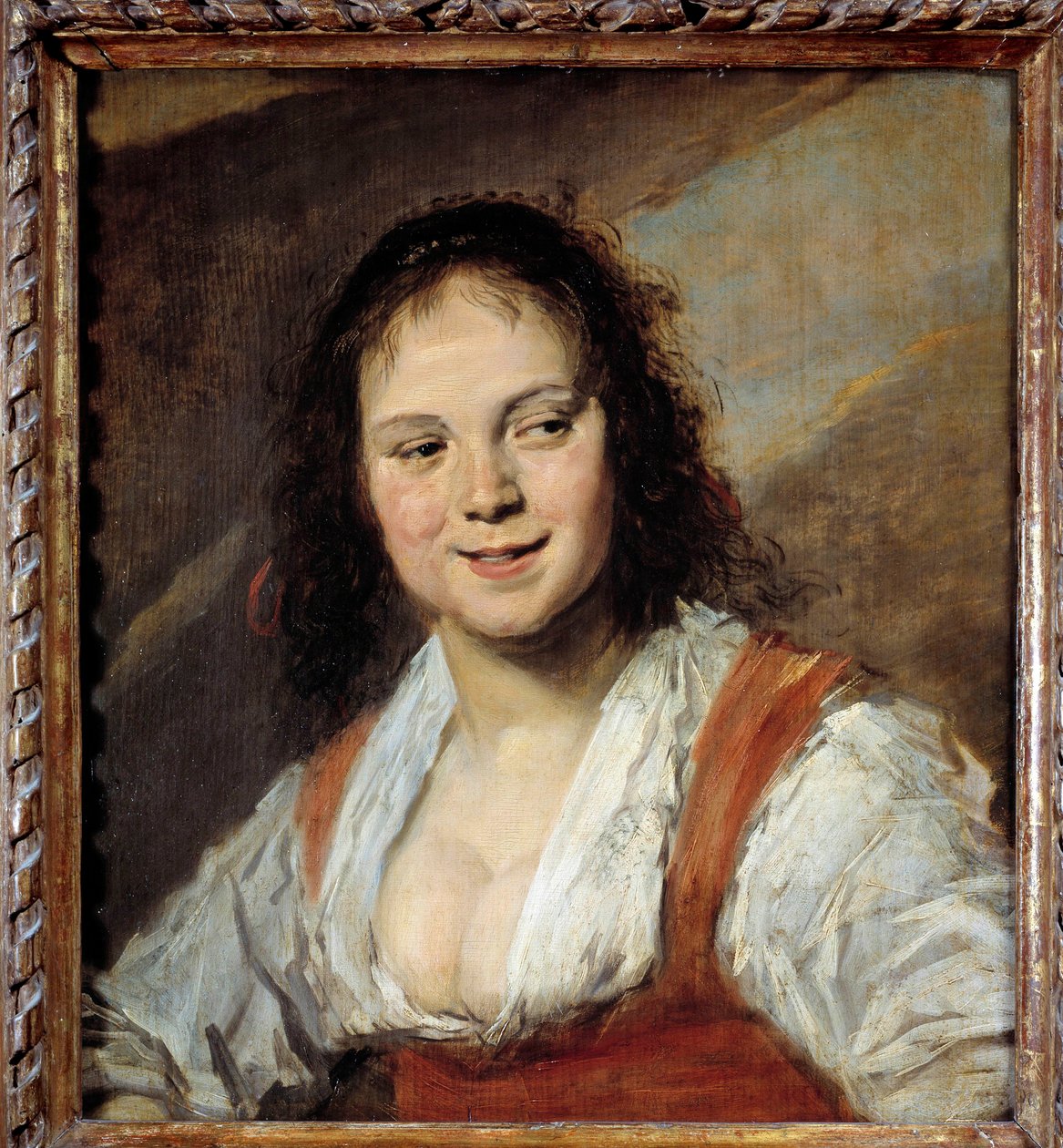 La Bohemienne 绘画由 Frans Hals l