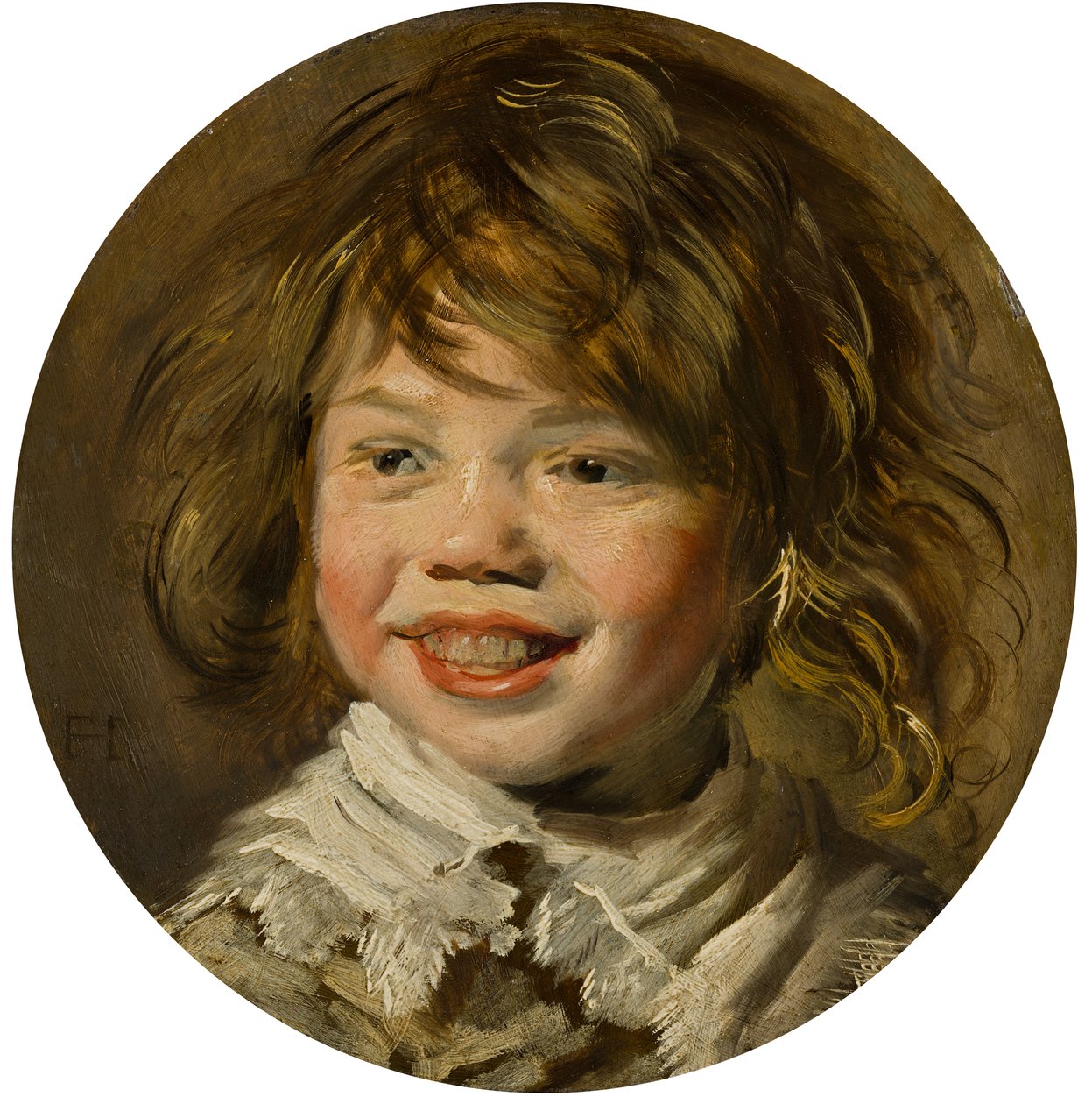 笑的男孩。 c.1625 作者 弗兰斯·哈尔斯（Frans Hals）