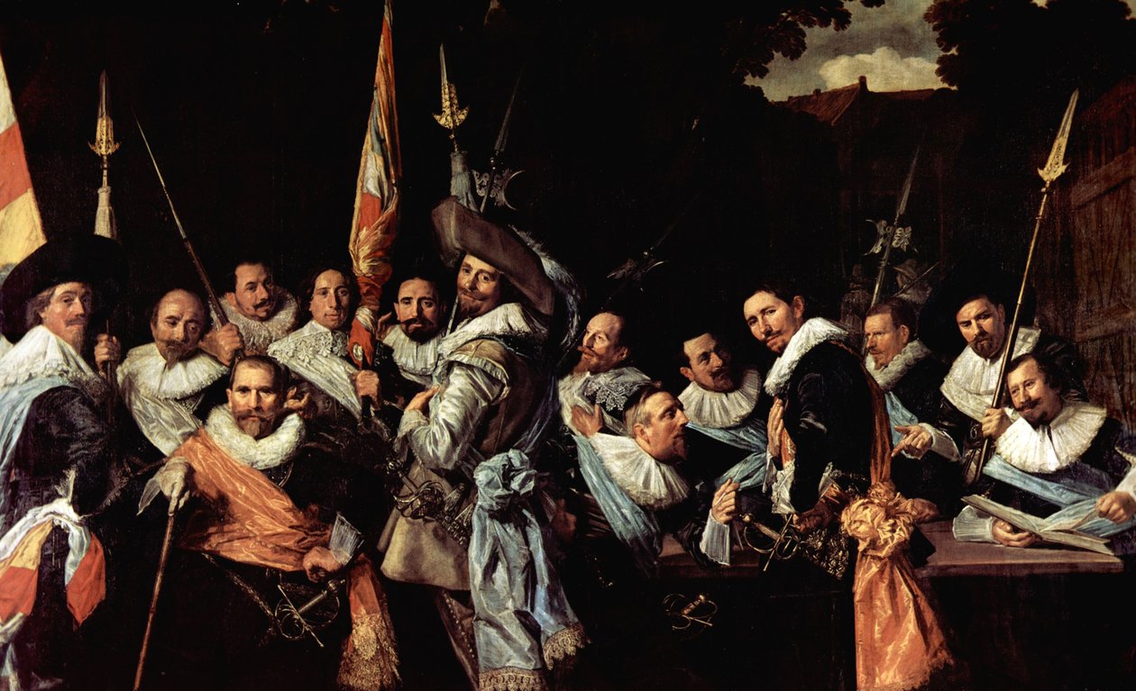 Calivermen 公民卫队军官和军士会议 作者 弗兰斯·哈尔斯（Frans Hals）
