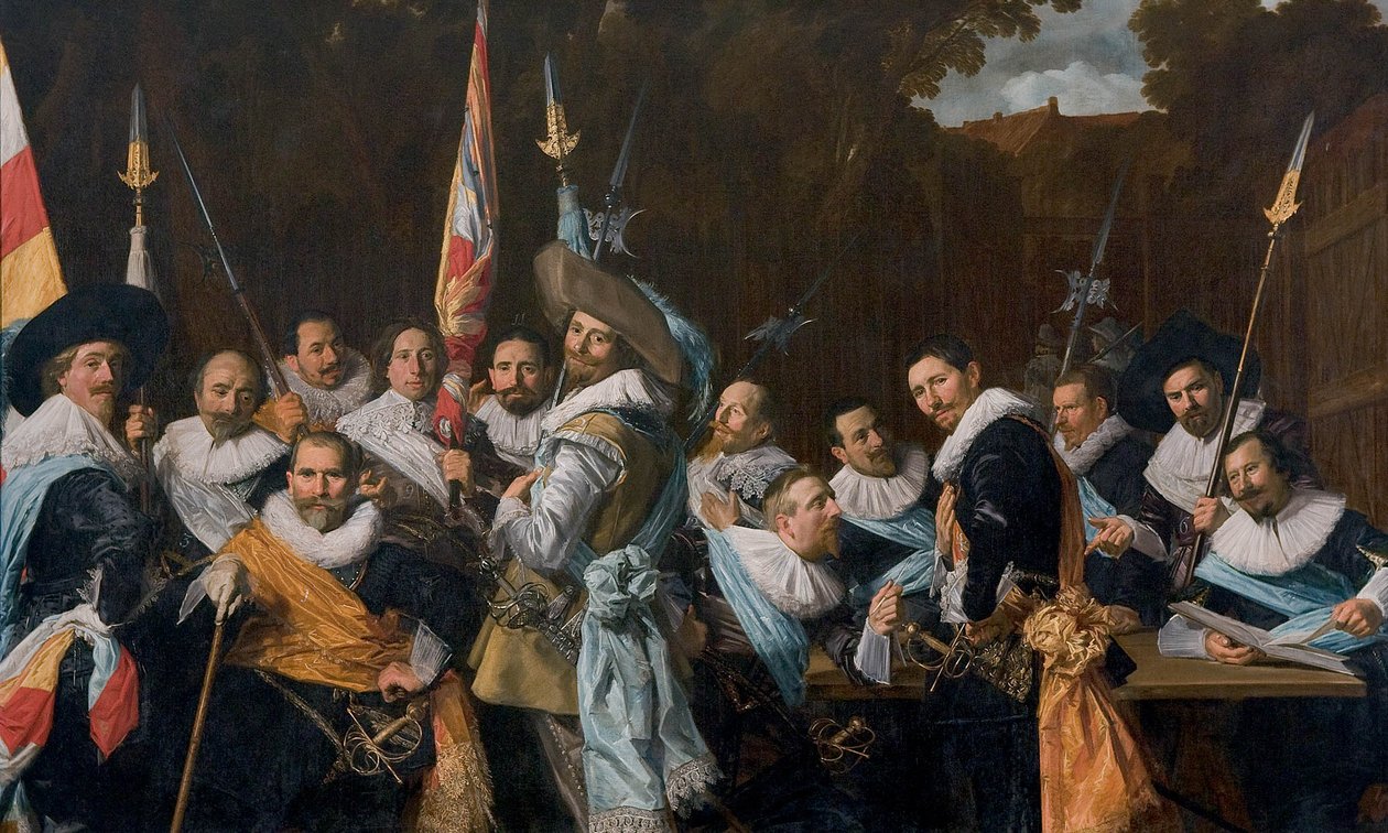 Calivermen 公民卫队军官和军士会议 作者 弗兰斯·哈尔斯（Frans Hals）