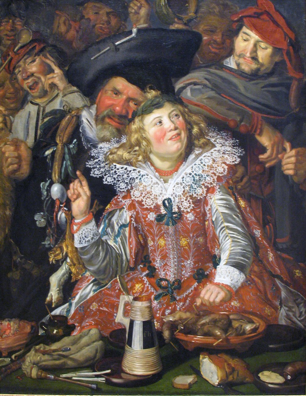 圣诞狂欢 作者 弗兰斯·哈尔斯（Frans Hals）