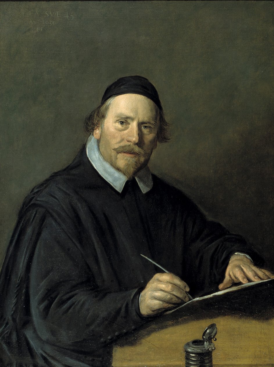 尼古拉斯-斯滕尼乌斯（Nicolaas Stenius），或尼古拉斯-范德斯坦（Nicolaas van der Steen），1650 年阿克斯洛特的天主教牧师 作者 弗兰斯·哈尔斯（Frans Hals）