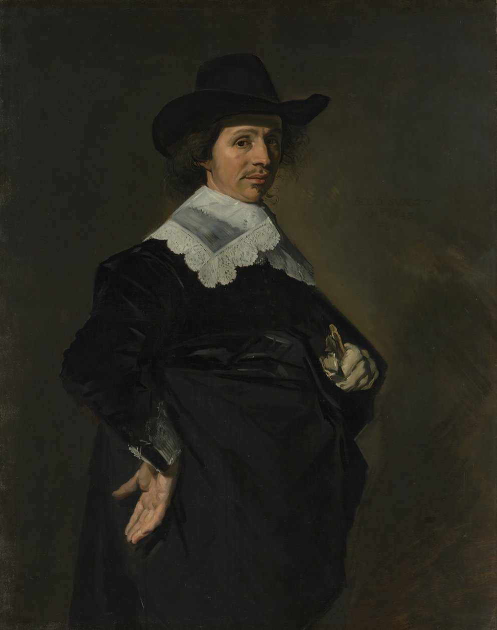 保卢斯-弗斯丘尔1606-1667年，1643年。 作者 弗兰斯·哈尔斯（Frans Hals）