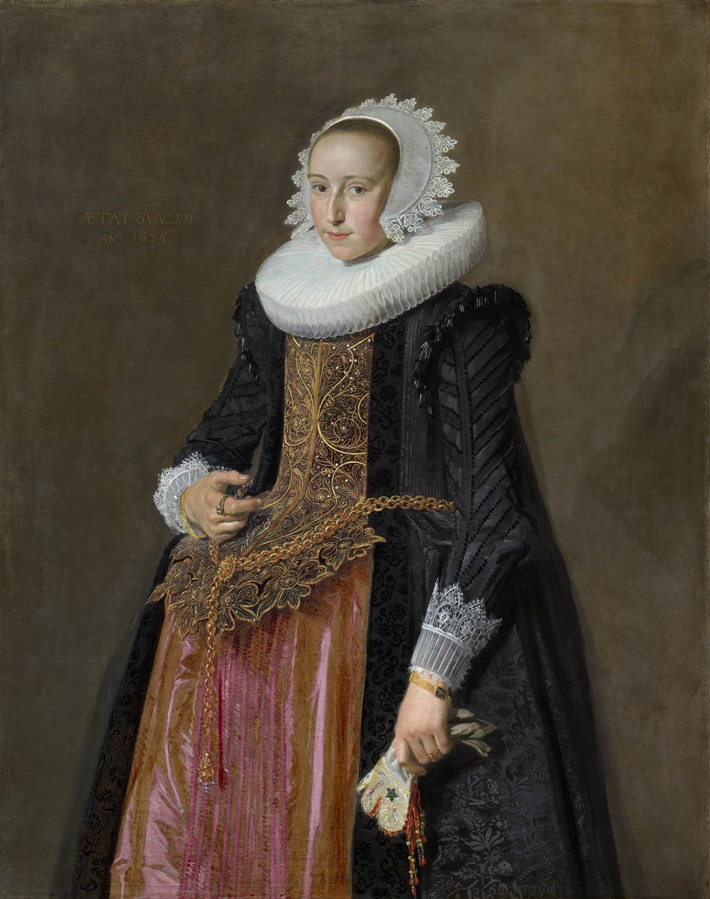阿莱塔-哈内曼斯（1606-1653 年）肖像 作者 弗兰斯·哈尔斯（Frans Hals）