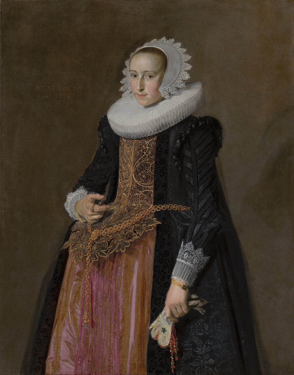 Aletta Hanemans肖像，1625年 作者 弗兰斯·哈尔斯（Frans Hals）