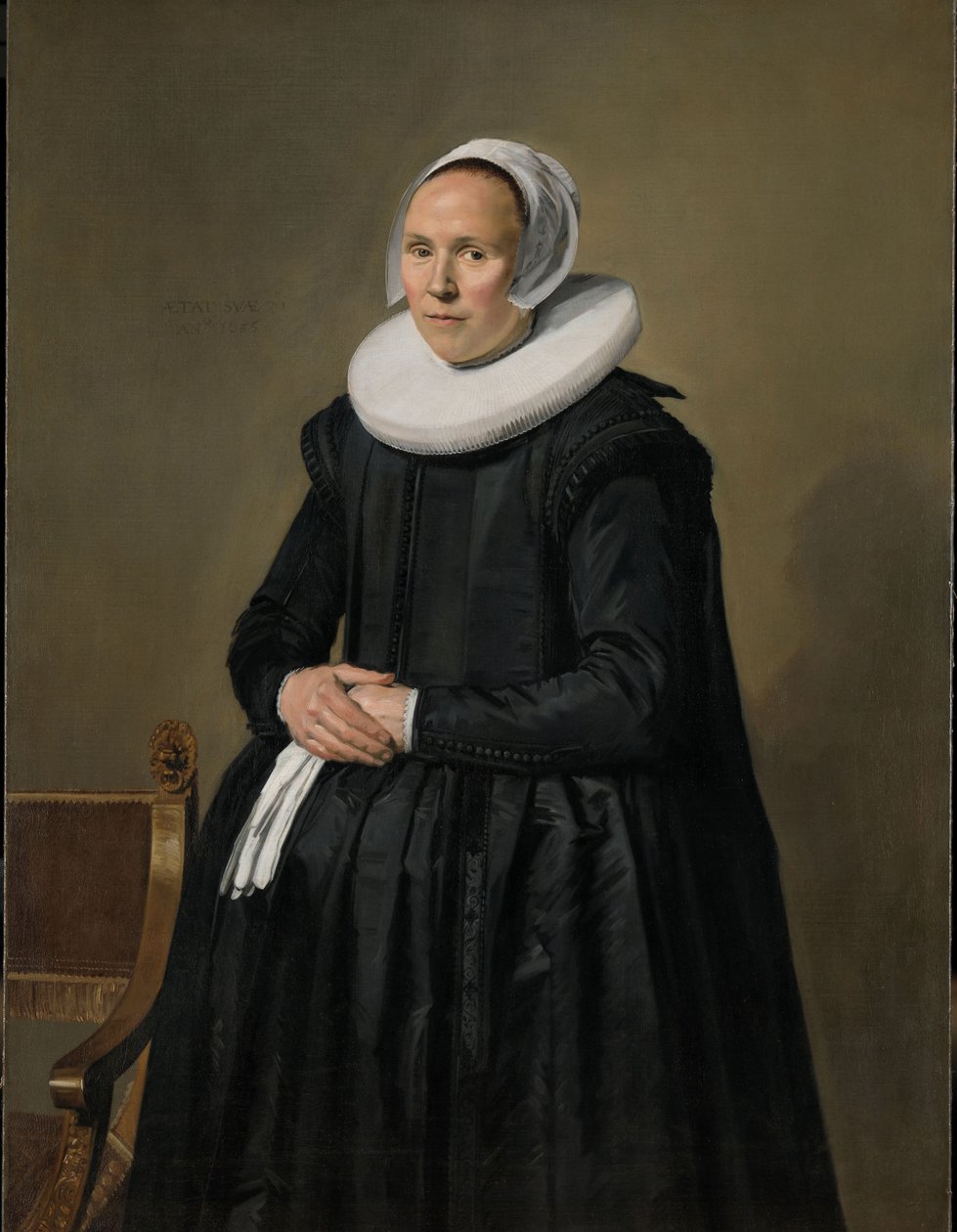 Feyntje van Steenkiste的肖像，1635年 作者 弗兰斯·哈尔斯（Frans Hals）