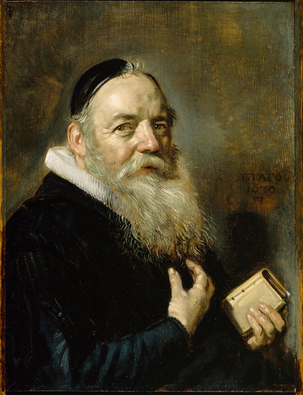 Hendrik Swalmius的肖像，1639年（橡木板上的油） 作者 弗兰斯·哈尔斯（Frans Hals）