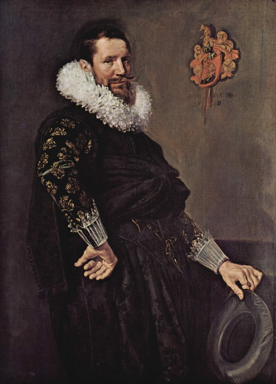 保卢斯-凡-贝雷斯泰恩（1588-1636 年）肖像 作者 弗兰斯·哈尔斯（Frans Hals）
