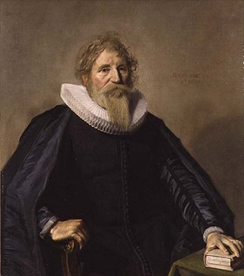 一个大胡子男人的画像 作者 弗兰斯·哈尔斯（Frans Hals）