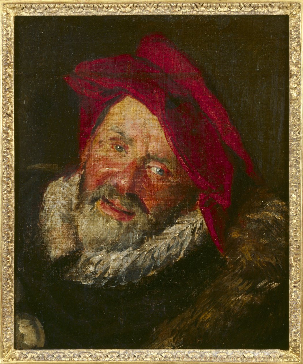 一个小丑的画像 作者 弗兰斯·哈尔斯（Frans Hals）