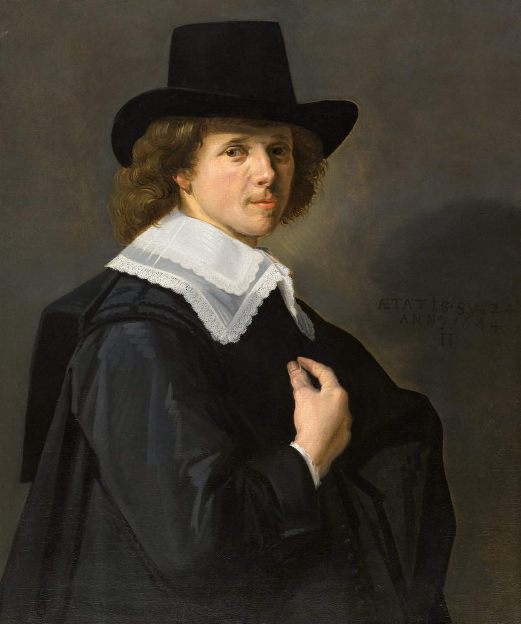 绅士的肖像，1644年 作者 弗兰斯·哈尔斯（Frans Hals）