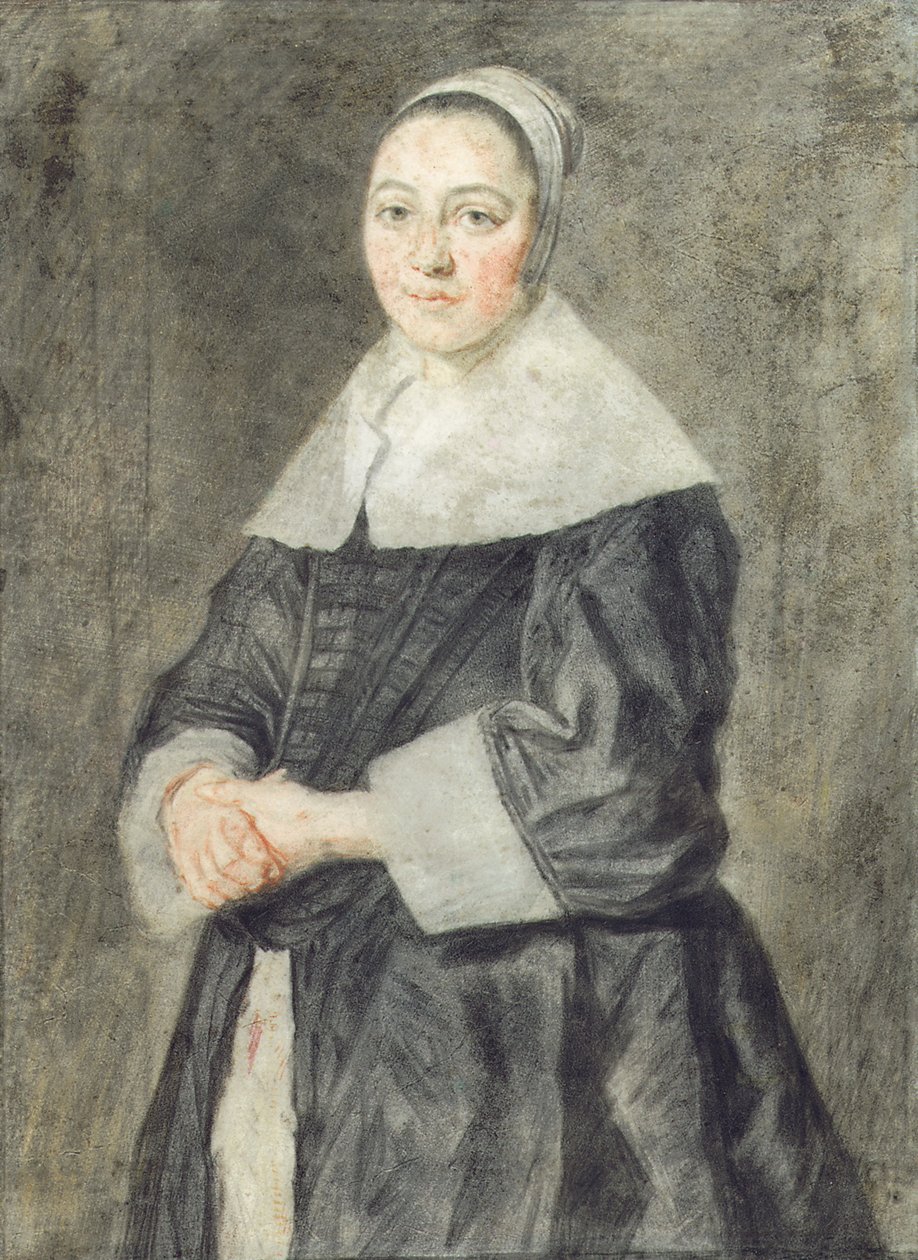 一位女士的画像 作者 弗兰斯·哈尔斯（Frans Hals）