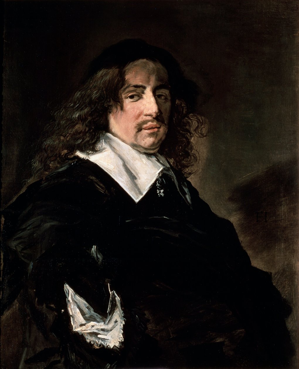 1660年之前的男人的肖像。 作者 弗兰斯·哈尔斯（Frans Hals）