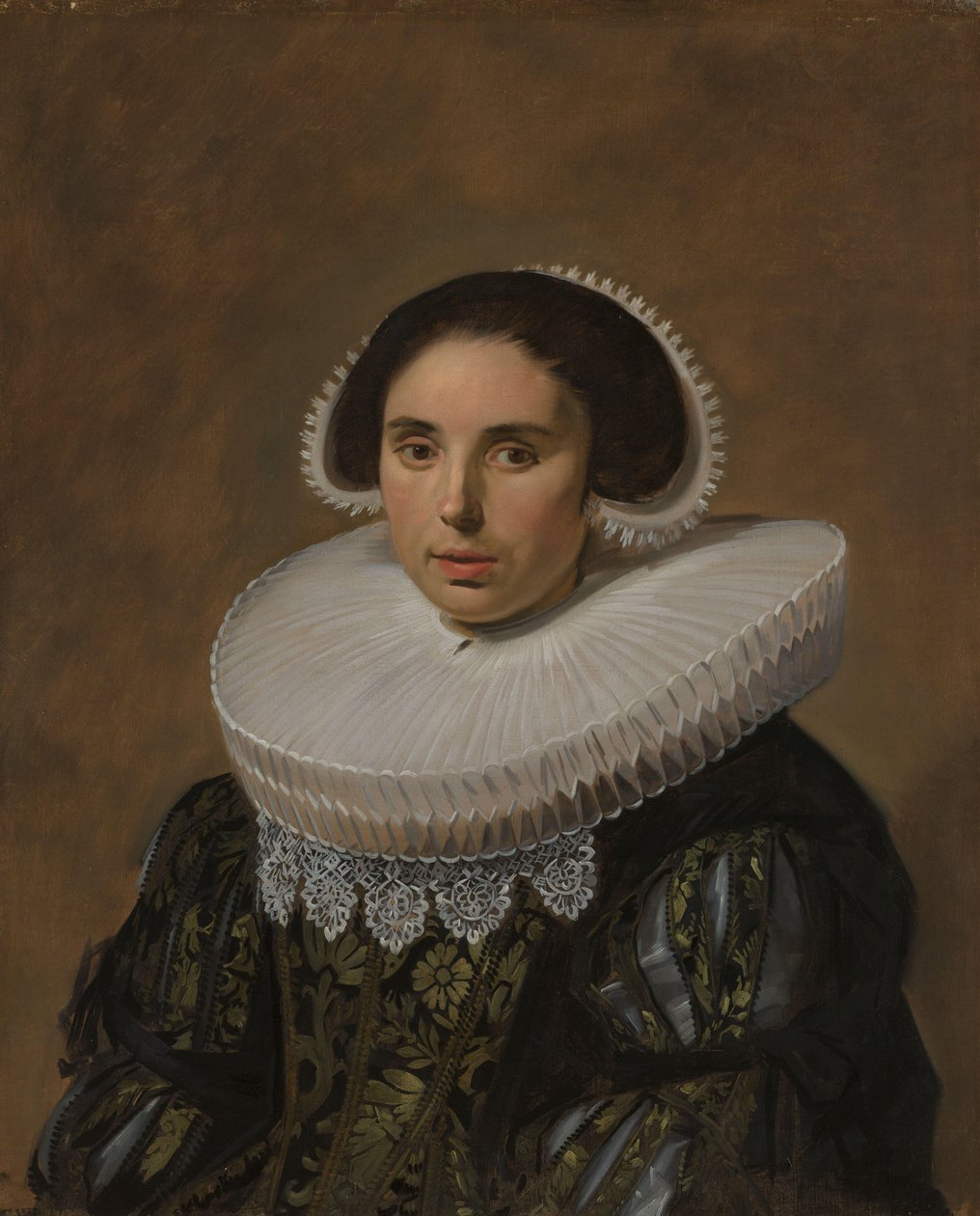一个女人的肖像 作者 弗兰斯·哈尔斯（Frans Hals）