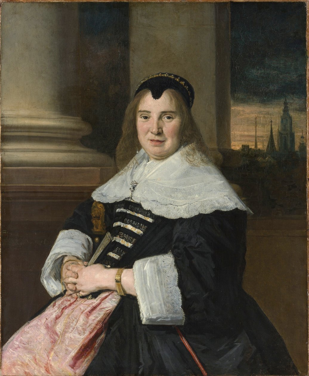 一个女人的肖像 作者 弗兰斯·哈尔斯（Frans Hals）
