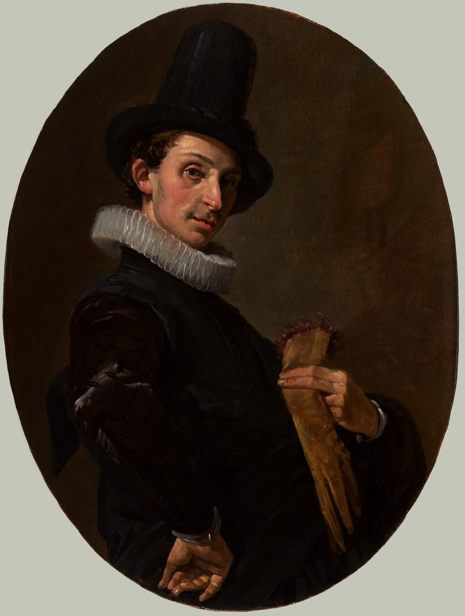 一个年轻人的肖像 作者 弗兰斯·哈尔斯（Frans Hals）