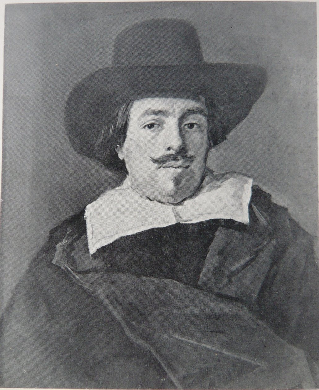 面向前方的男子肖像 作者 弗兰斯·哈尔斯（Frans Hals）