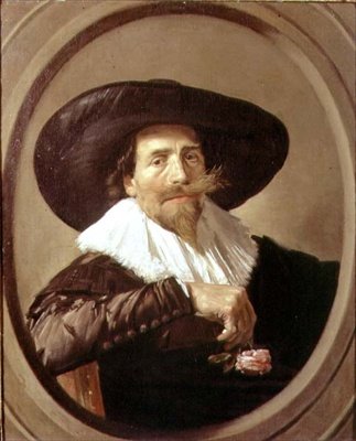 一个男人的肖像，可能是彼得-提亚克 作者 弗兰斯·哈尔斯（Frans Hals）