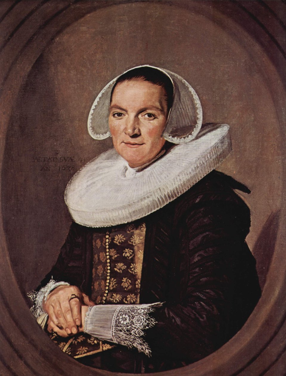 妇女肖像 作者 弗兰斯·哈尔斯（Frans Hals）