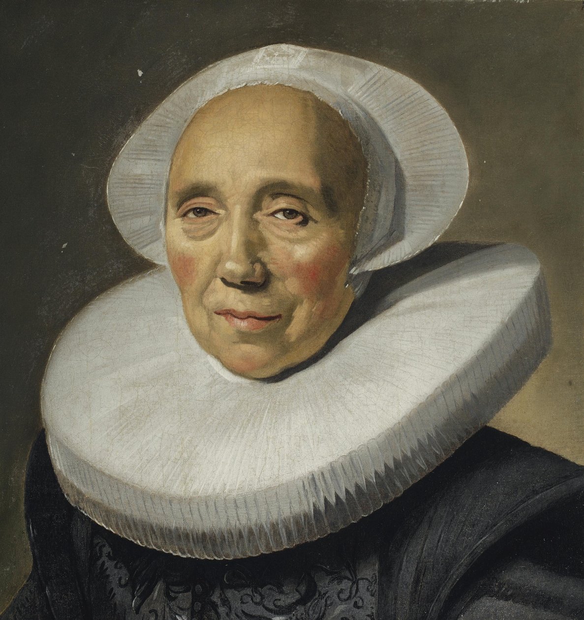 一位老妇人的肖像 作者 弗兰斯·哈尔斯（Frans Hals）