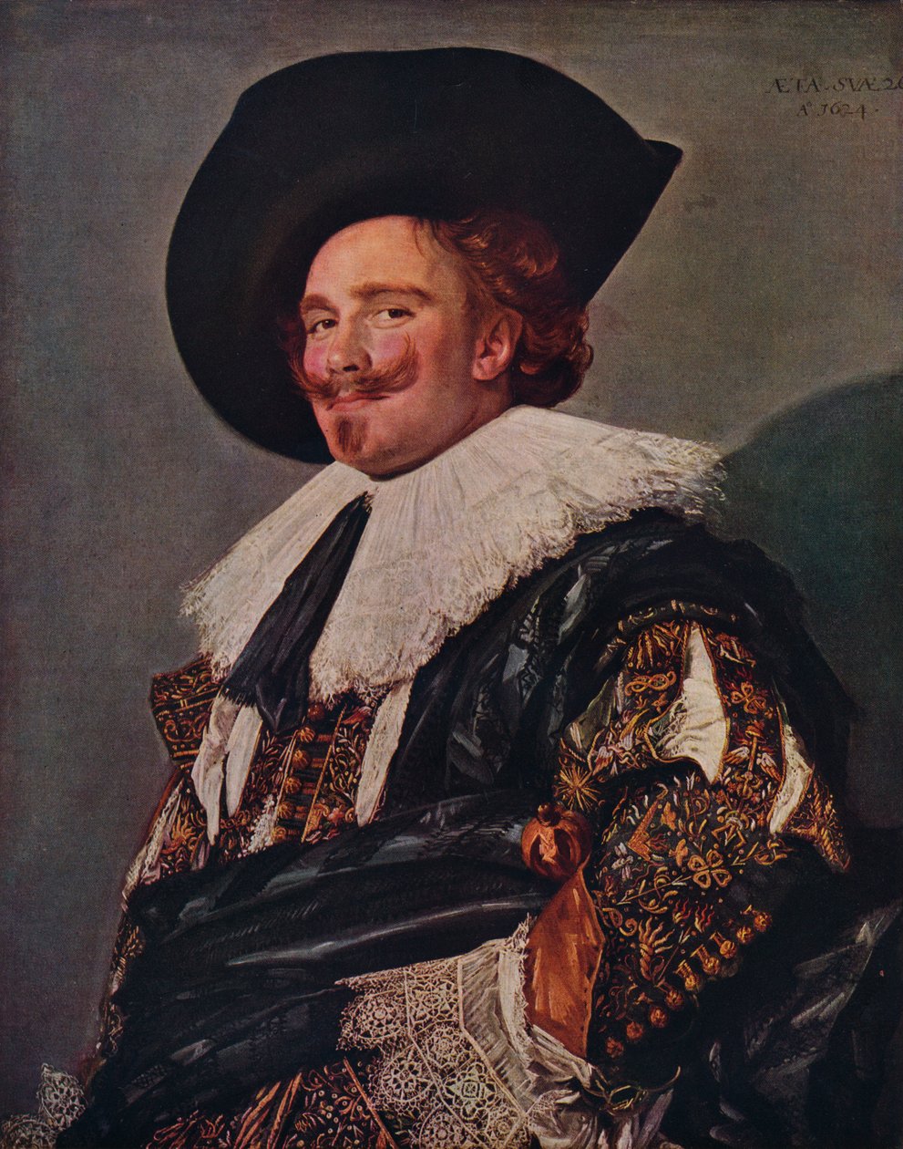 笑的骑士，1624年 作者 弗兰斯·哈尔斯（Frans Hals）