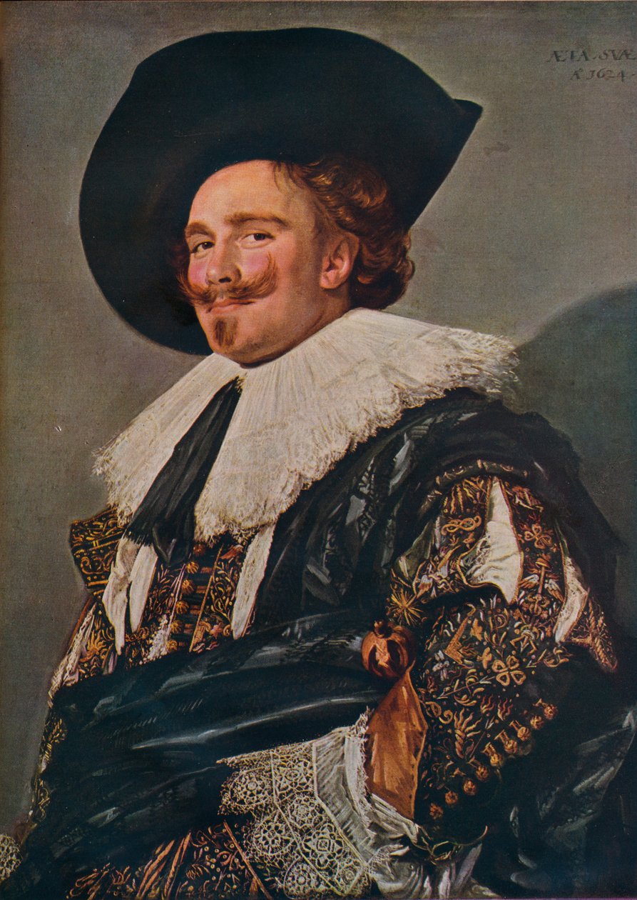 《笑的骑士》，1624年，1943年。 作者 弗兰斯·哈尔斯（Frans Hals）