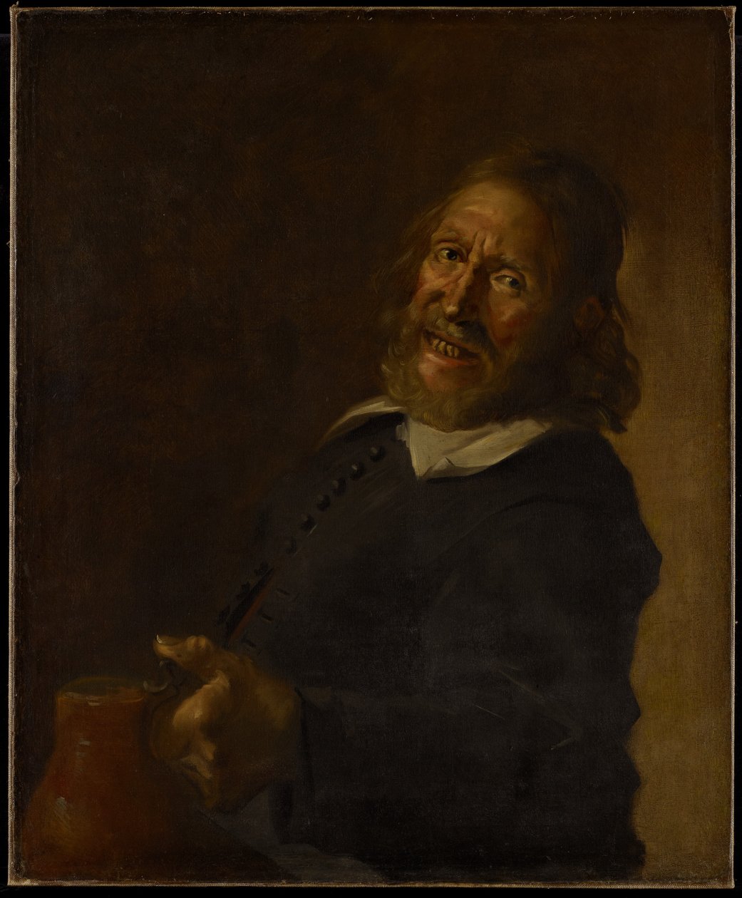 The Laughing Toper，18世纪 作者 弗兰斯·哈尔斯（Frans Hals）