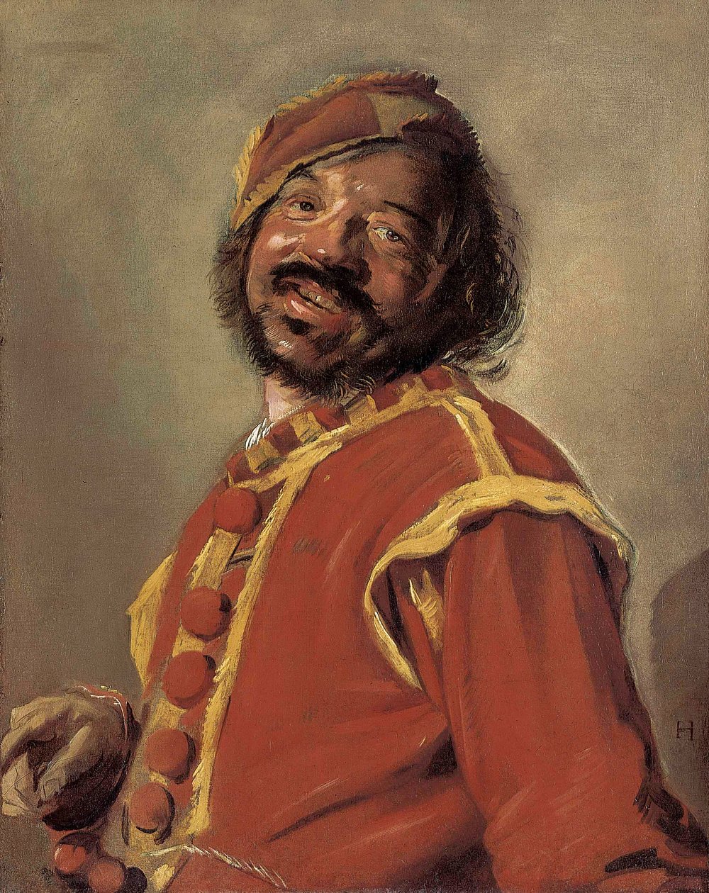 黑白混血儿"（Peeckelhaering） 作者 弗兰斯·哈尔斯（Frans Hals）