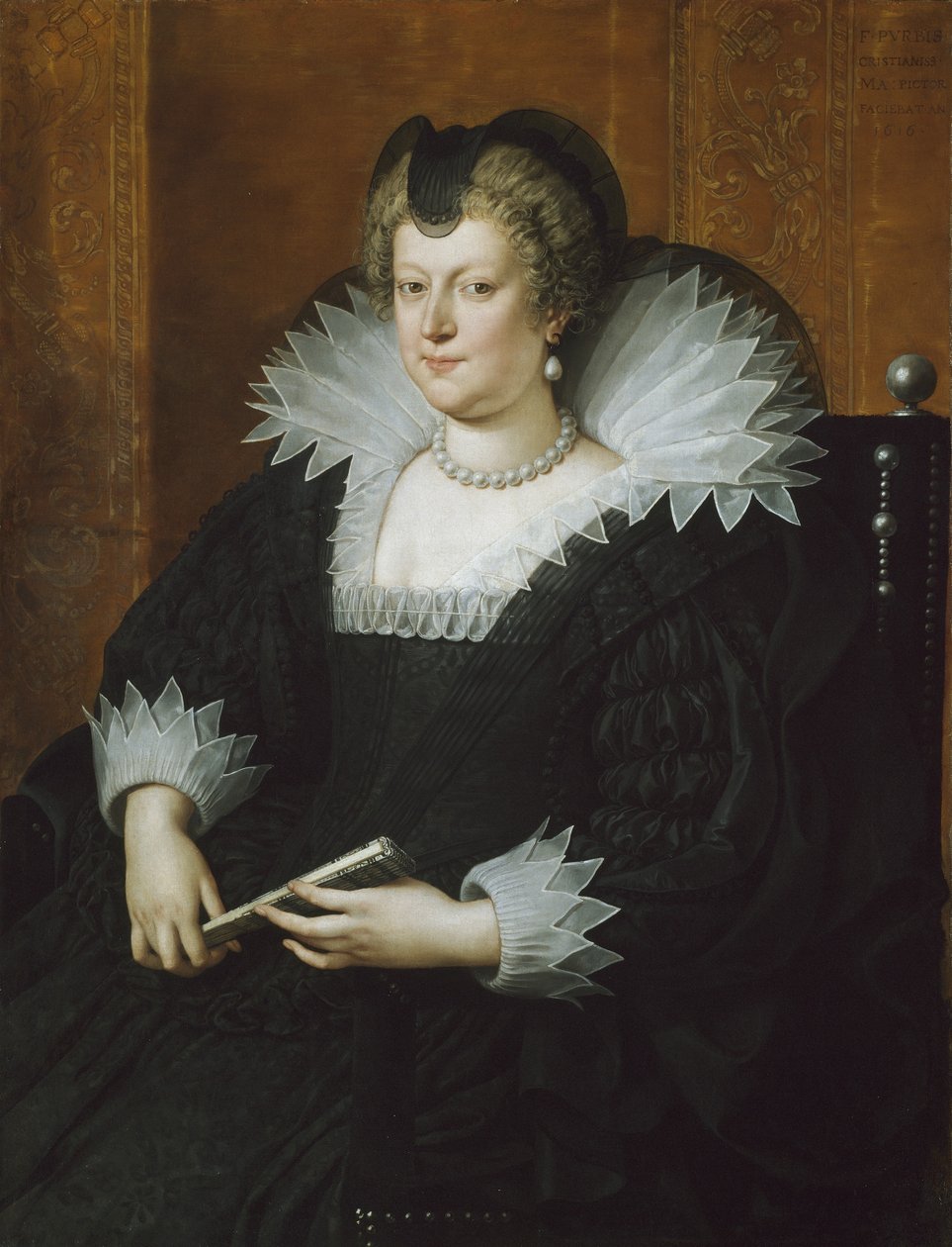 玛丽·德·美第奇（Marie de Medici），1616年 作者 弗朗斯二世