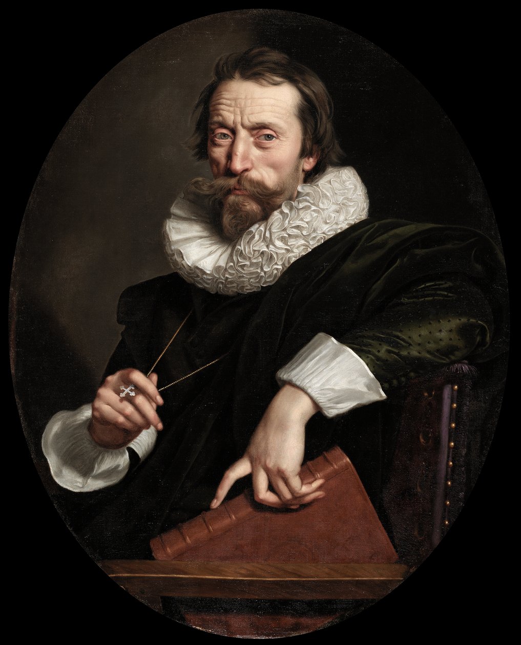 意大利诗人Giambattista Marino，c.1621的肖像 作者 弗朗斯二世