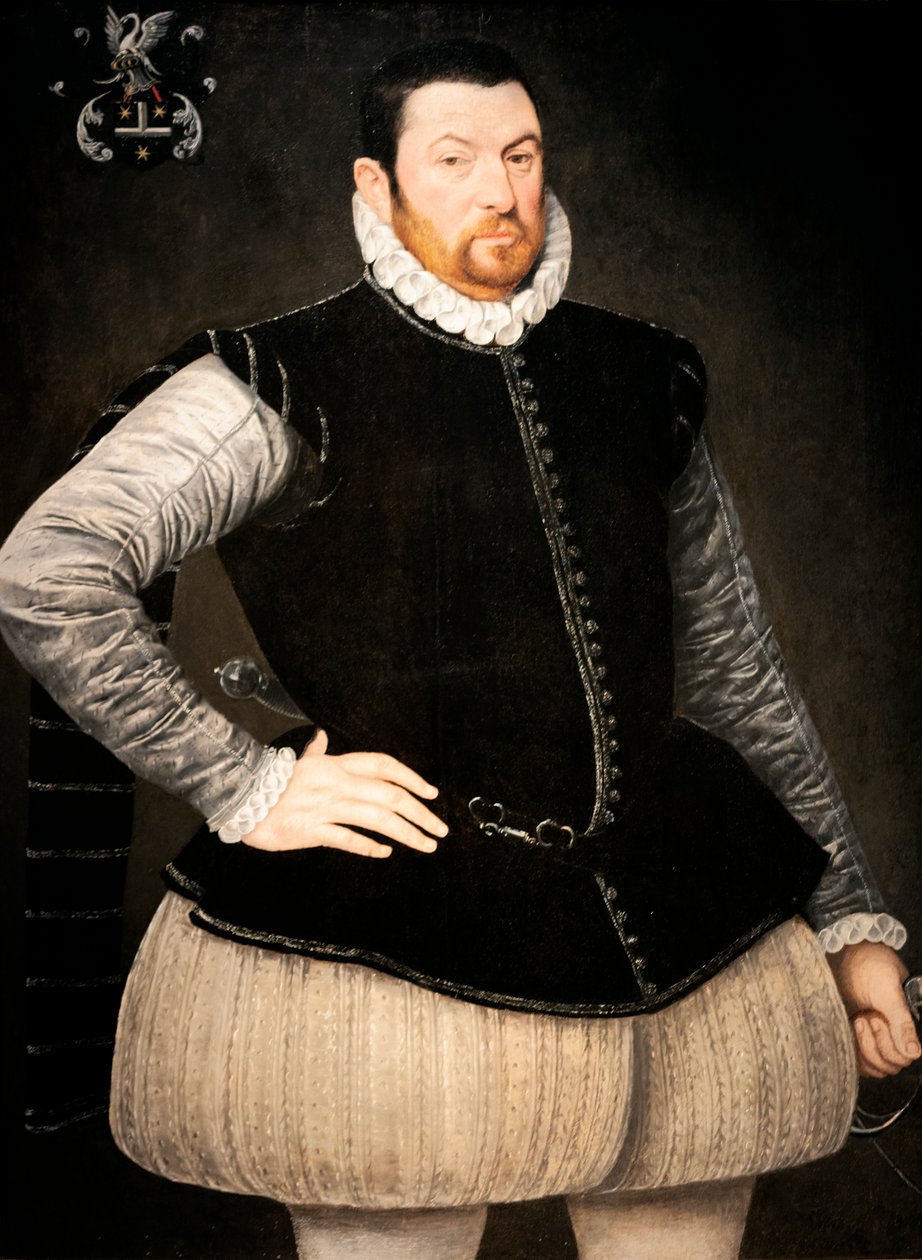 里霍夫勋爵弗朗斯·范·德·凯瑟勒 (Frans van de Kethulle) 的肖像（1531-1585 年） 作者 弗朗斯·普布尔斯