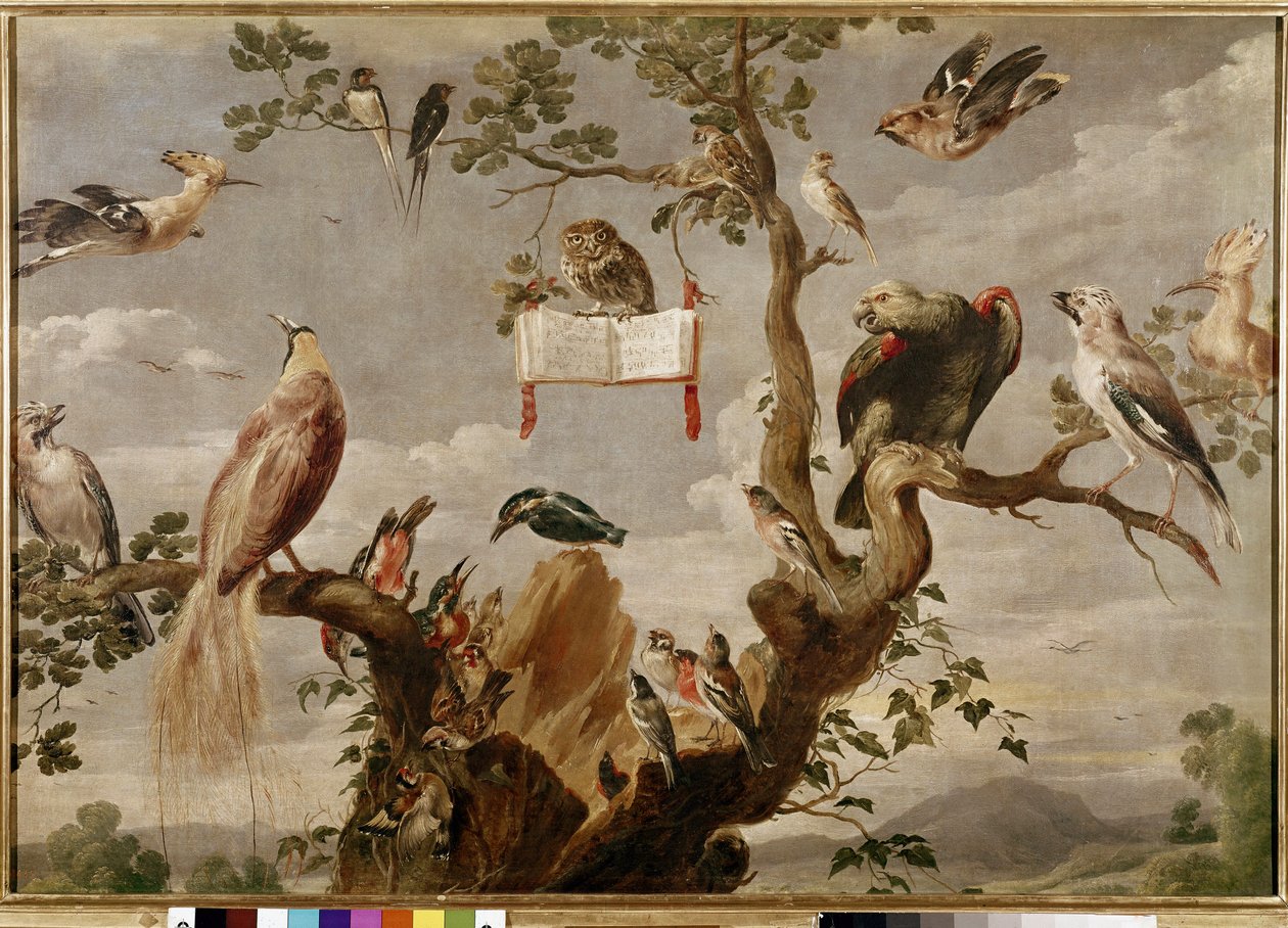鸟的音乐会（布面油画 作者 弗兰斯·斯奈德斯（Frans Snyders）