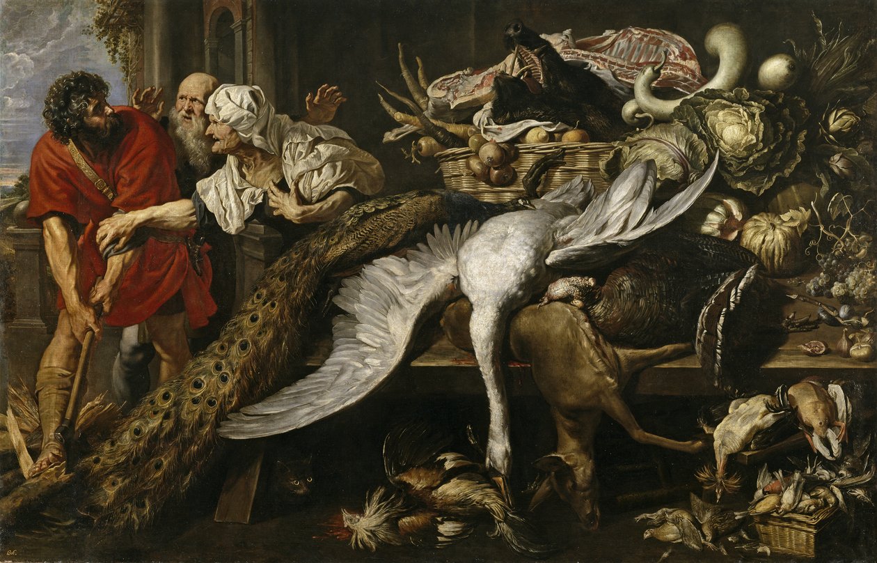 哲学家的认可，1609年 作者 Frans Snyders或Snijders