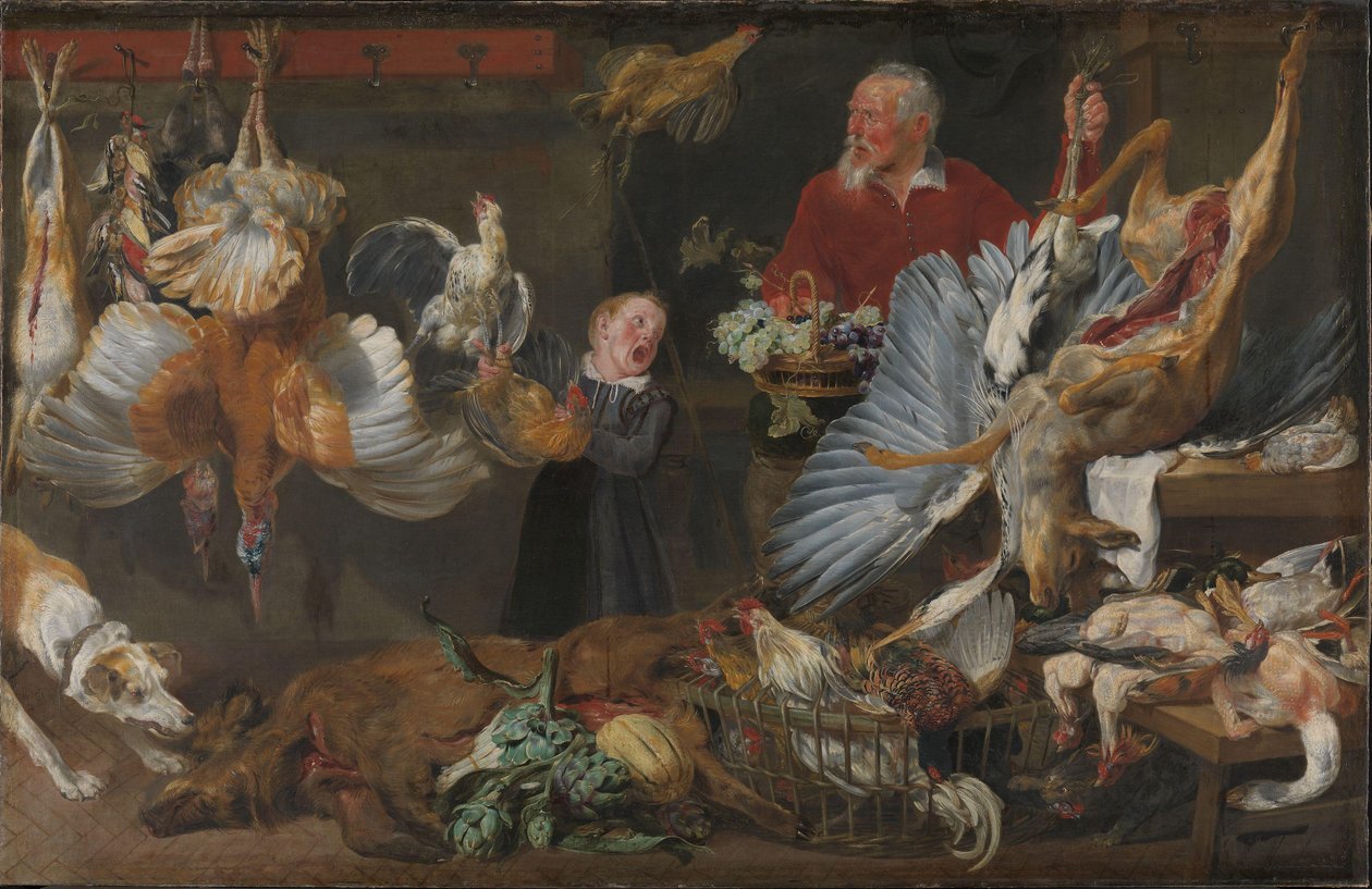 一家游戏店 作者 Frans Snyders或Snijders