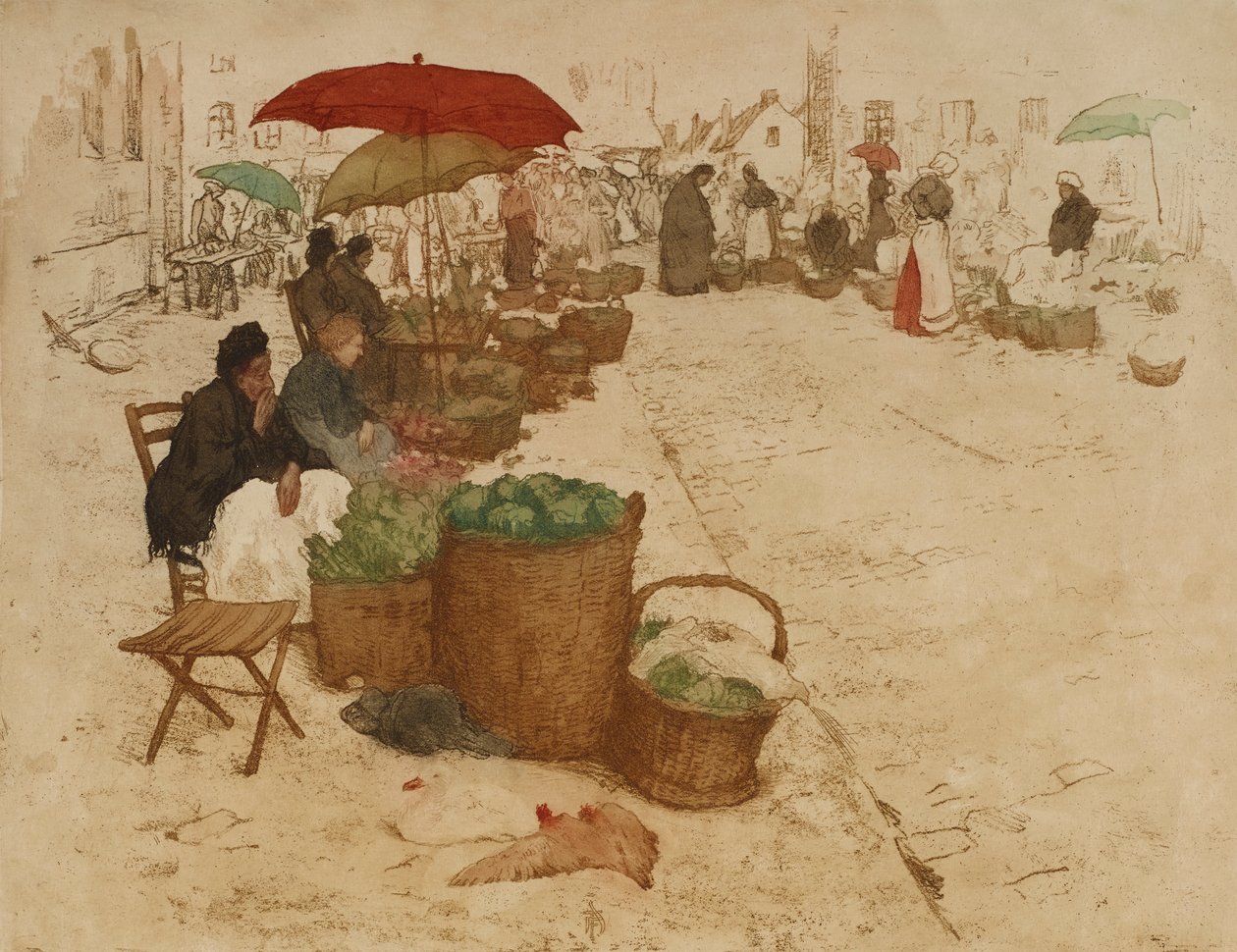 蔬菜市场 作者 弗朗蒂舍克·西蒙