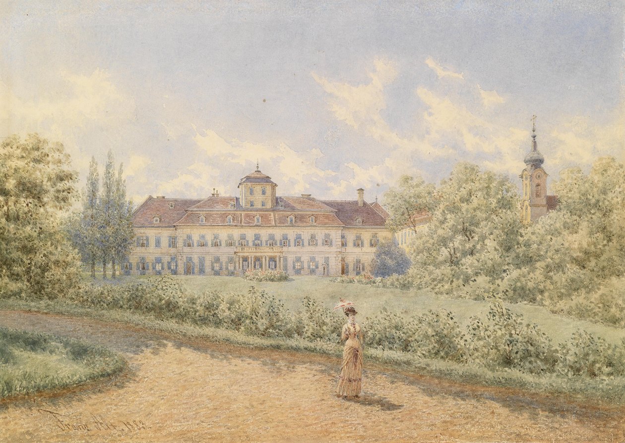 Blauer Hof Laxenburg 作者 弗朗兹·阿尔特