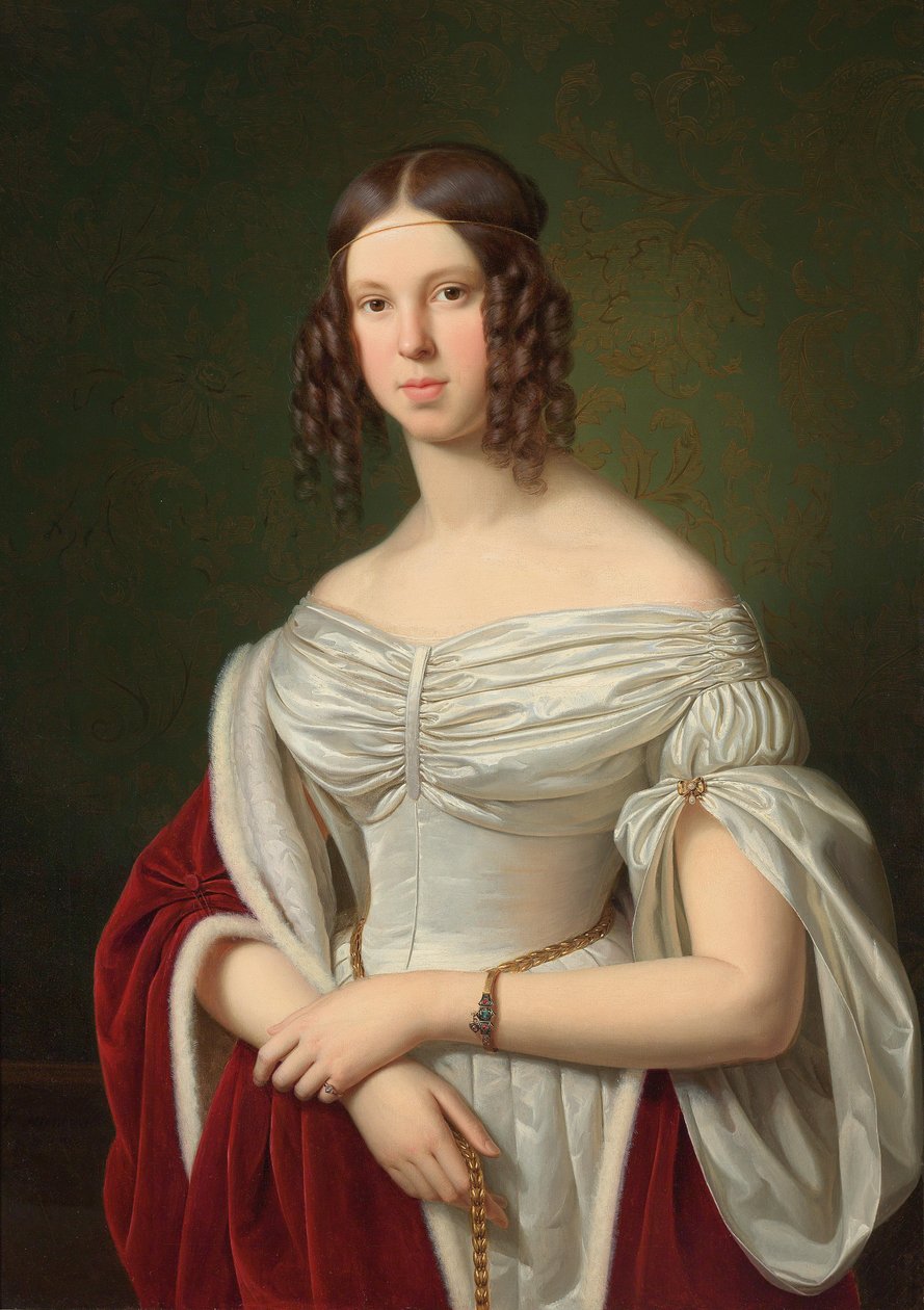 Marie FelicitaszuFürstenberg的肖像 作者 弗朗兹·伊滕巴赫