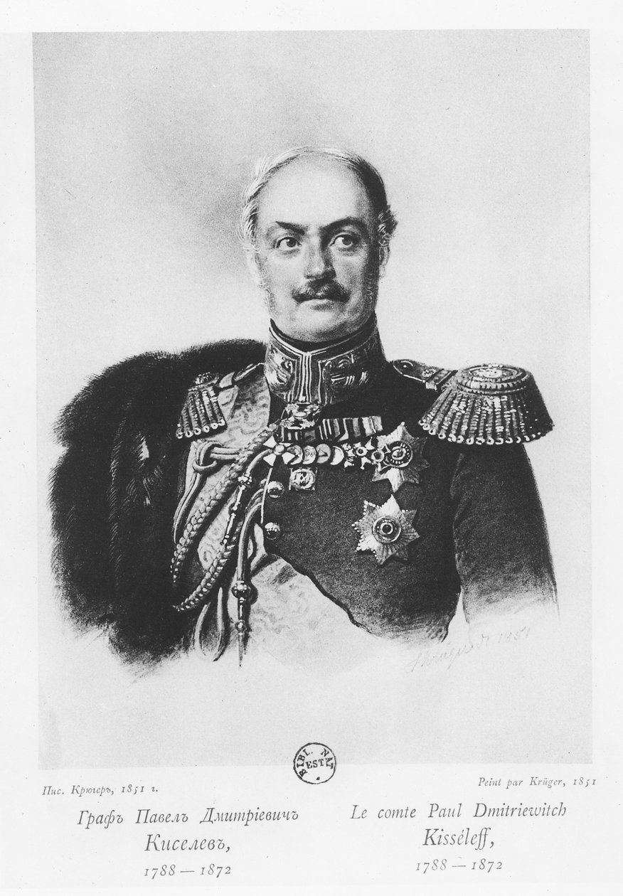 伯爵Pvel Dmitrievich Kiselyov 作者 弗朗兹·克鲁格（Franz Kruger）