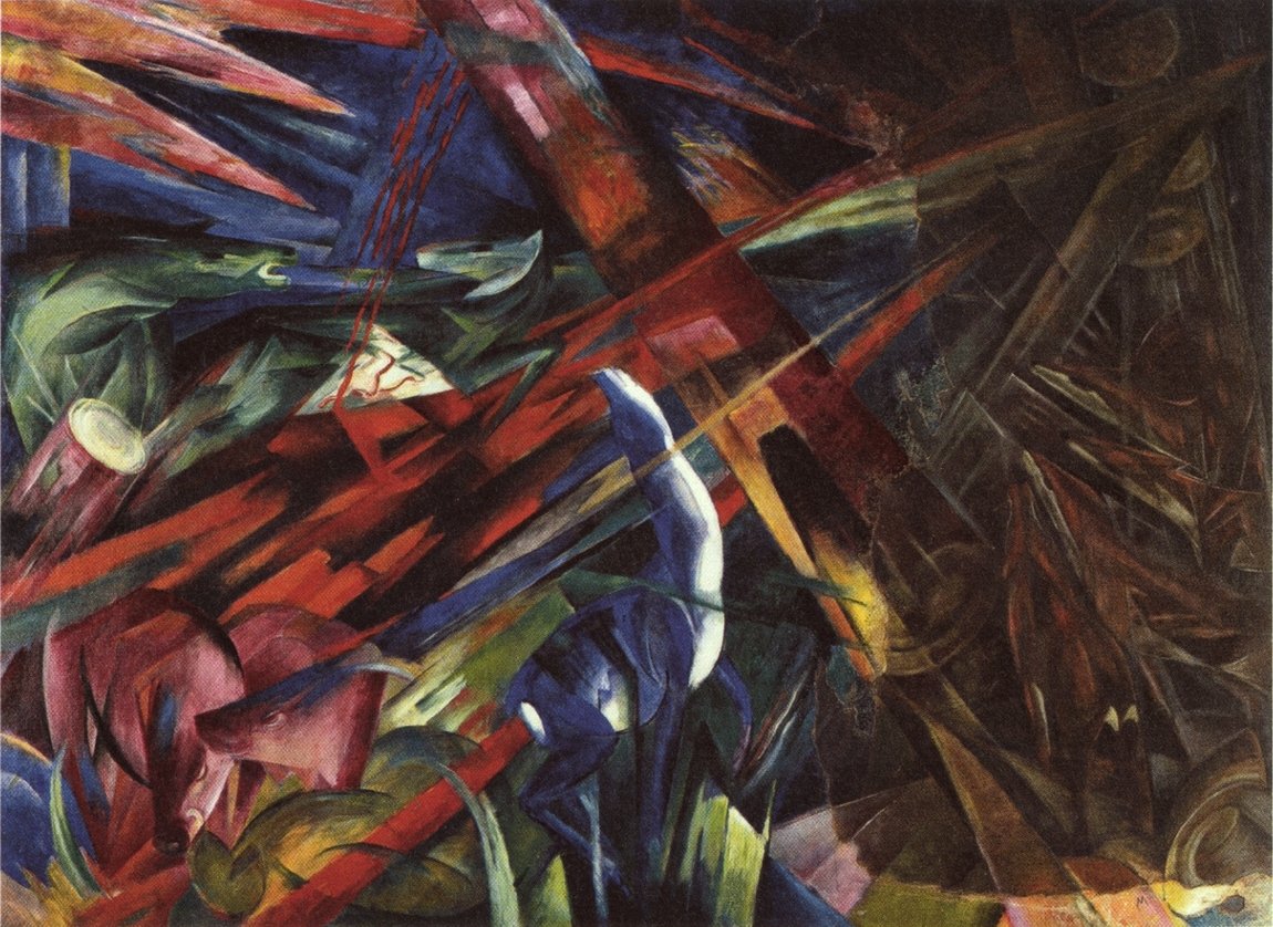 TierschicksalenEnglish：动物的命运 作者 弗朗兹·马克（Franz Marc）